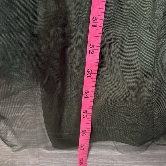 NEW Baltic Born Kamila Tulle Maxi Dress Juniper Green medium - Picture 11 of 13